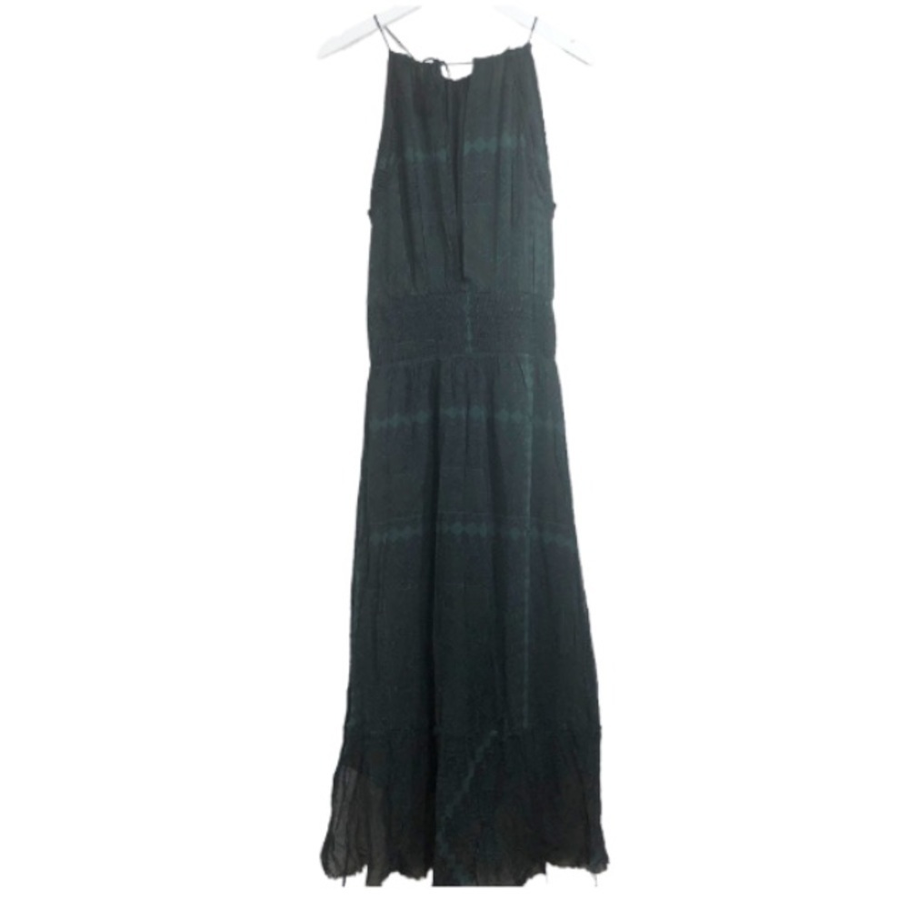 Raga long dress dark gray and black